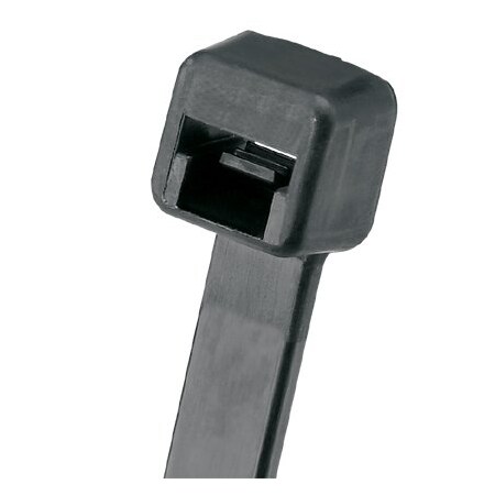 Panduit Cable Tie, 30-1/2 in L, 9 in Max Bundle Dia., Black, Nylon 6/6, 534 N Strength, 100 PK PLT9LH-C300